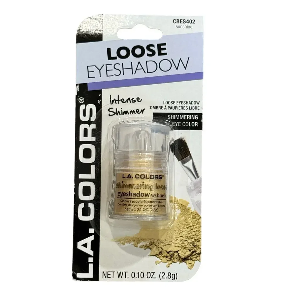 LA Colors Shimmering Loose Eyeshadow Sunshine .10oz Sealed CBES402